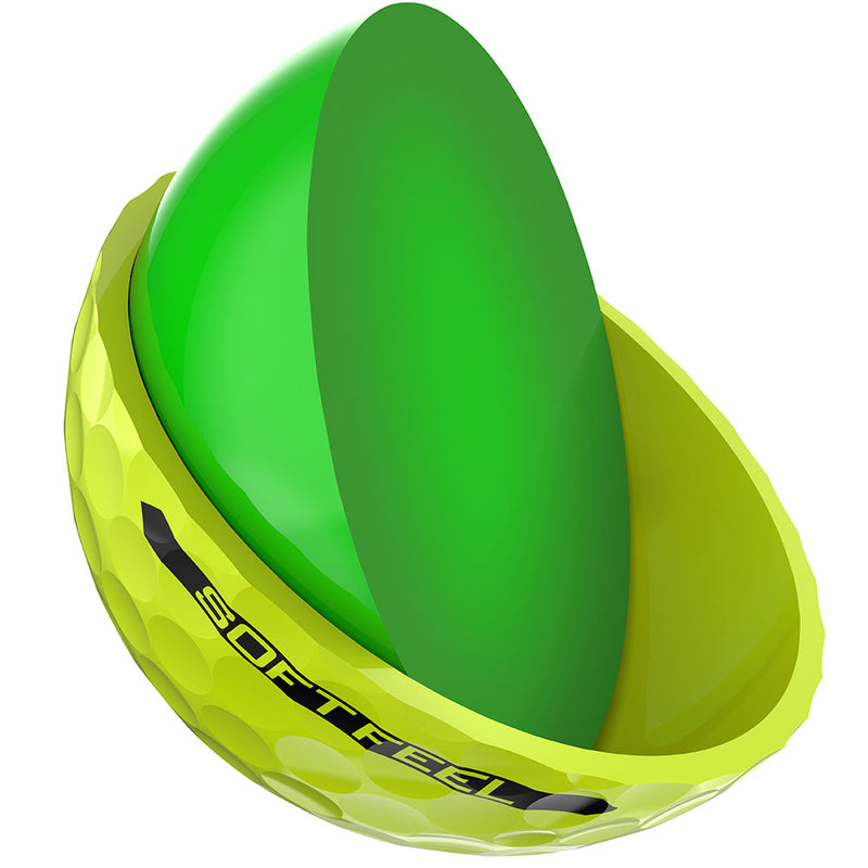 Srixon Soft Feel Golf Balls - Tour Yellow - 12 Pack