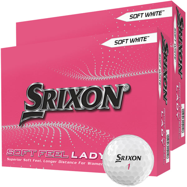 Srixon Soft Feel Lady Golf Balls - Soft White - Double Dozen
