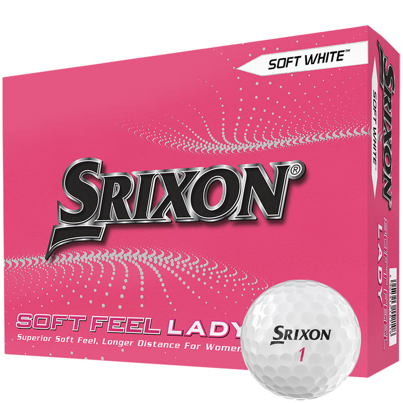 Srixon Soft Feel Lady Golf Balls - Soft White - 4 For 3 Dozen