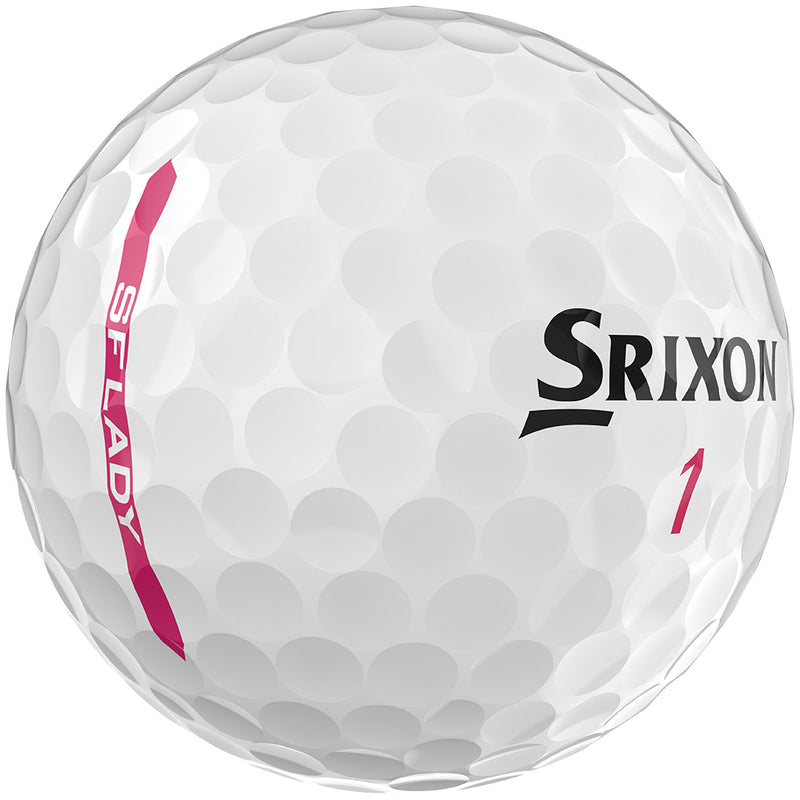 Srixon Soft Feel Lady Golf Balls - Soft White - 12 Pack