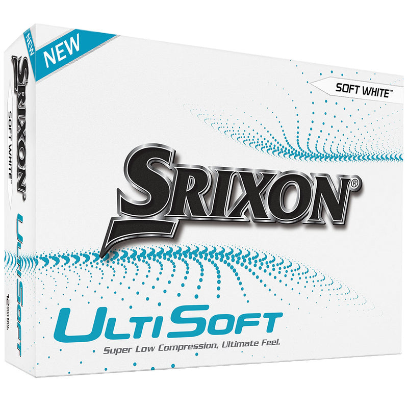 Srixon Ultisoft 4 Golf Balls - White - Double Dozen