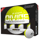 Srixon Z-Star Divide Golf Balls - White/Yellow - Double Dozen