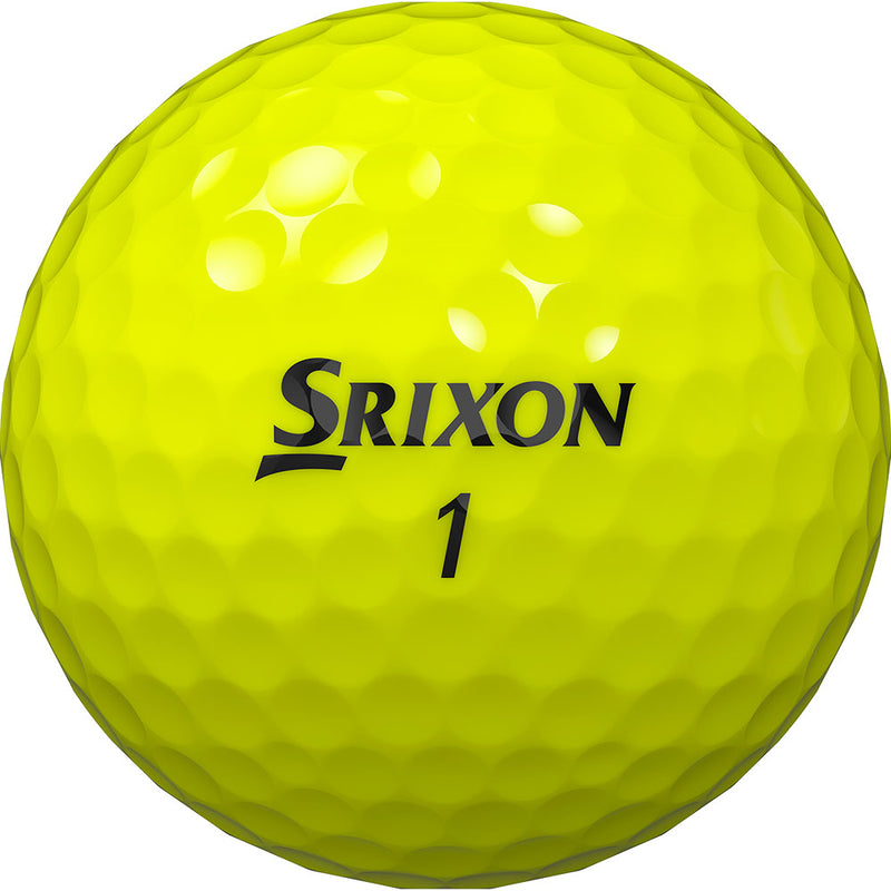 Srixon Z-Star Golf Balls - Yellow - 12 Pack