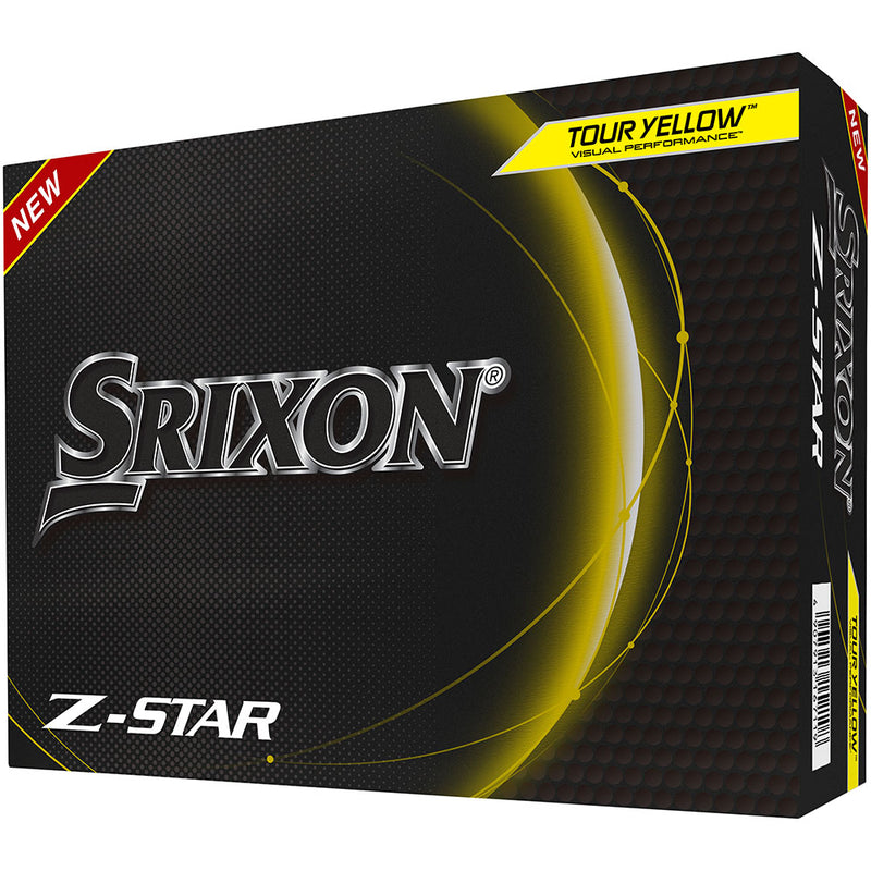 Srixon Z-Star Golf Balls - Yellow - 12 Pack