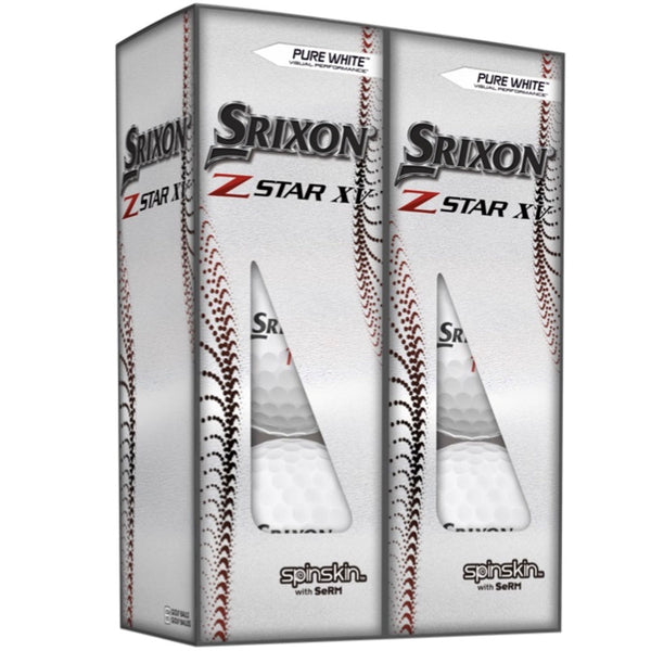 Srixon Z-Star XV 7 Golf Balls - Pure White - 6 Pack