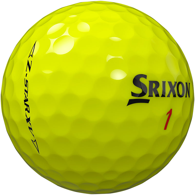 Srixon Z-Star XV Golf Balls - Tour Yellow - 12 Pack