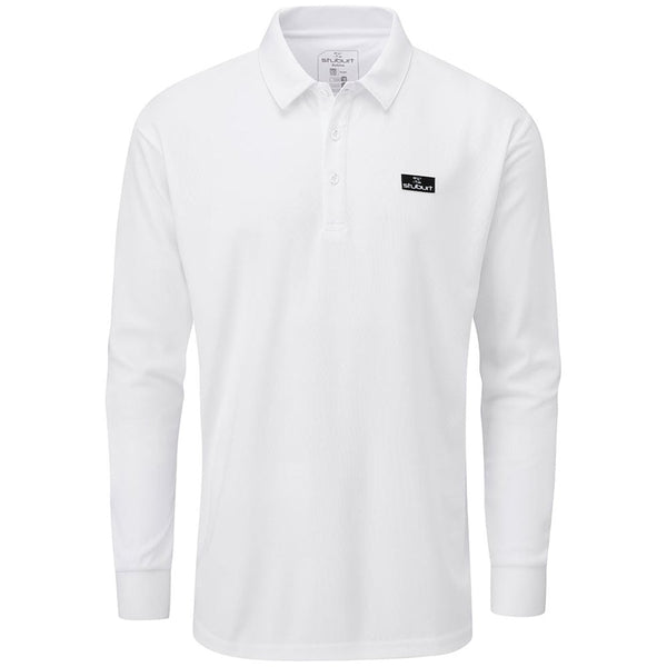 Stuburt Active Long Sleeve Polo Shirt - White