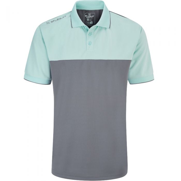 Stuburt Evolve Duo Block Polo Shirt - Storm