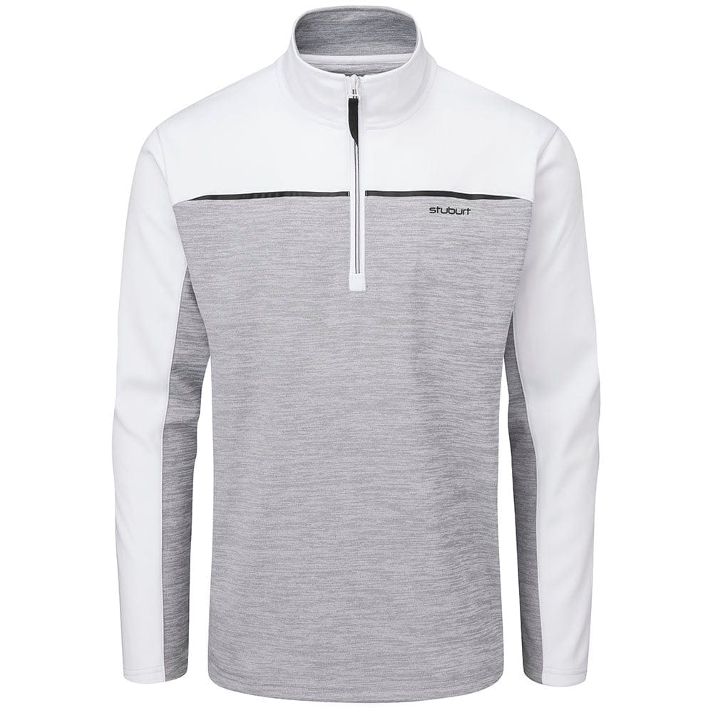 Enhance Fleece Sweater Grey White