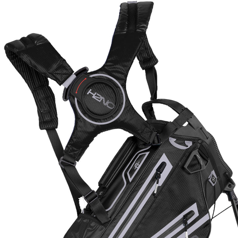 Sun Mountain H2NO Lite 14-Way Waterproof Stand Bag - Black