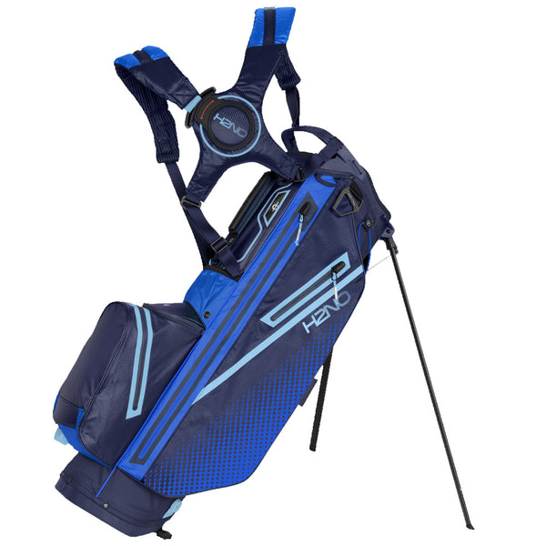 Sun Mountain H2NO Lite 14 Way Waterproof Stand Bag Navy Blue Ocean