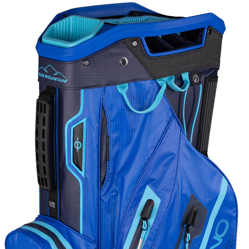 Sun Mountain H2NO Lite Waterproof Cart Bag - Navy/Blue/Ocean