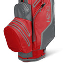 Sun Mountain H2NO Lite Waterproof Cart Bag - Red/Nickel/Cadet