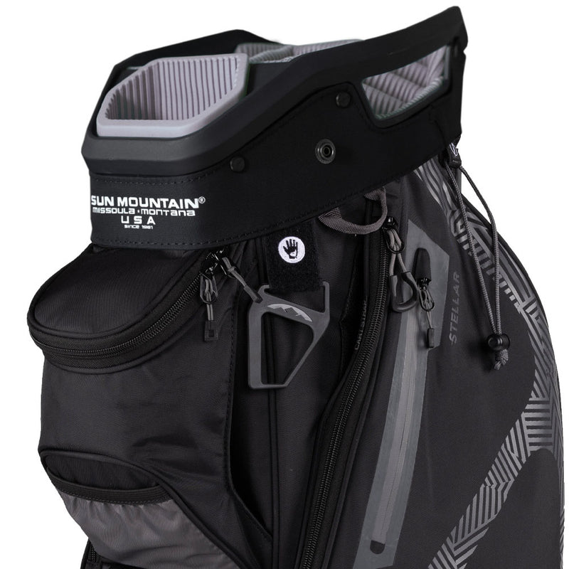 Sun Mountain Stellar Cart Bag - Black/Gunmetal/Cadet