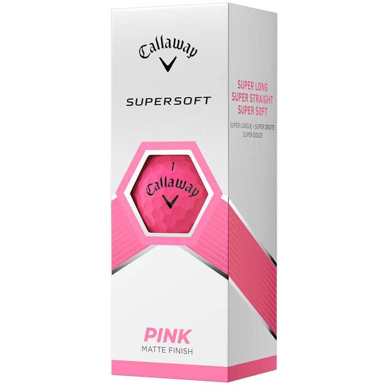 Callaway Supersoft Golf Balls - Pink 12 - Pack