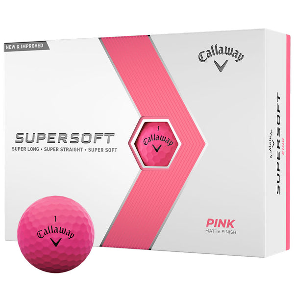 Callaway Supersoft Golf Balls - Pink 12 - Pack