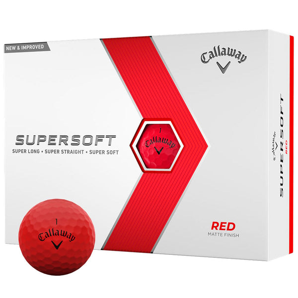 Callaway Supersoft Golf Balls - Red 12 - Pack