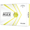 Callaway Supersoft Max Golf Balls - Yellow - 12 Pack