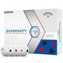 Callaway Supersoft Golf Balls - Suit Logo - 12 Pack