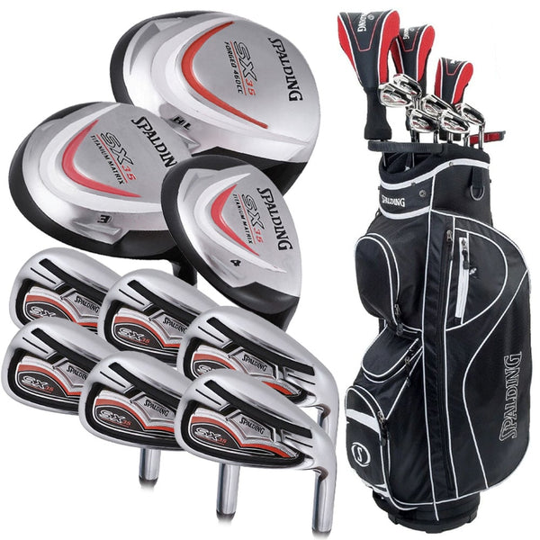 Spalding SX35 11-Piece Package Set - Graphite +1"