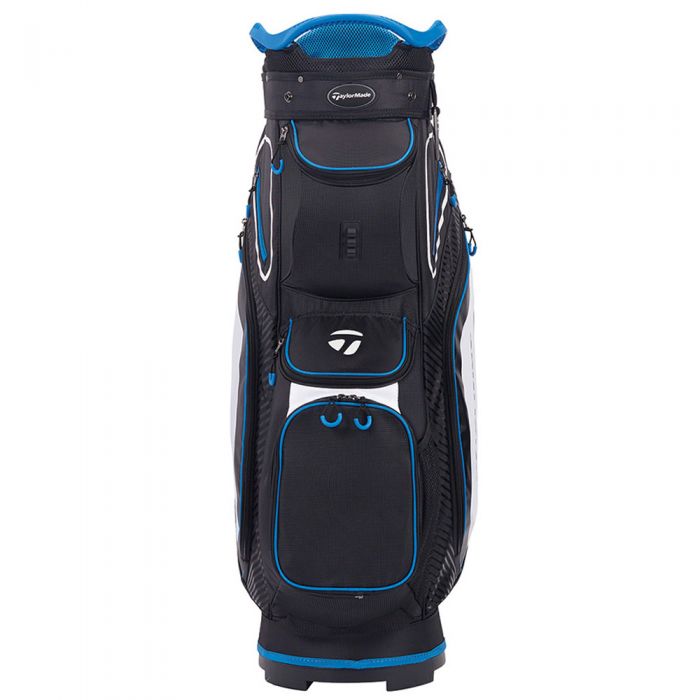 TaylorMade Pro 8.0 Cart Bag - Black/White/Blue