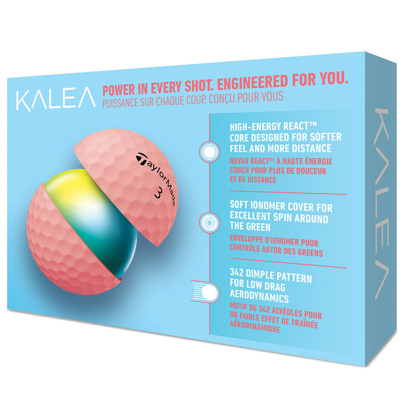 TaylorMade Kalea Golf Ball - Matt Peach