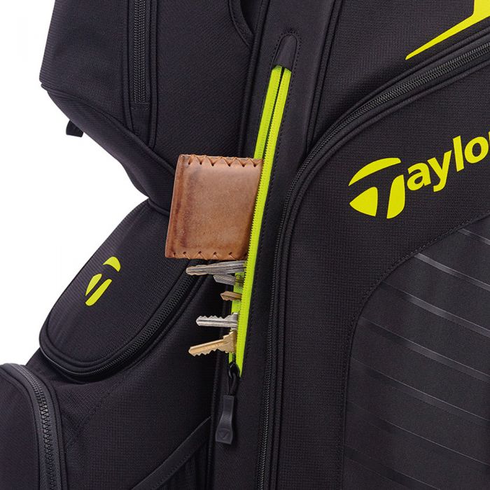 TaylorMade Lite Cart Bag - Black/Neon Lime