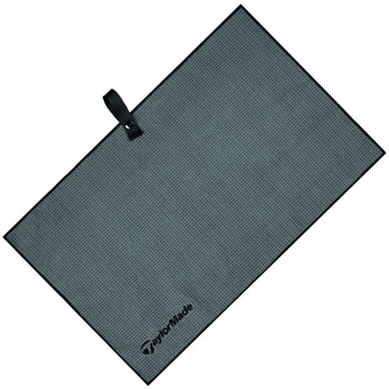 TaylorMade microfiber golf cart towel Grey