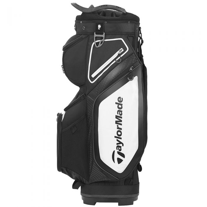 TaylorMade Pro 8.0 Cart Bag - Black/White/Charcoal