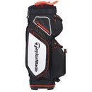 TaylorMade Pro 8.0 Cart Bag - Black/White/Red
