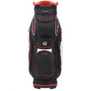 TaylorMade Pro 8.0 Cart Bag - Black/White/Red
