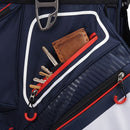 TaylorMade Pro 8.0 Cart Bag - Navy/White/Red