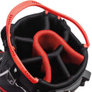 TaylorMade Pro 8.0 Stand Bag - Black/White/Red