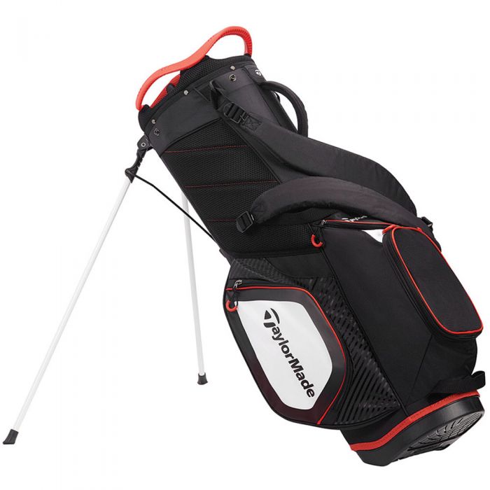 TaylorMade Pro 8.0 Stand Bag Black White Red