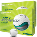 TaylorMade Soft Response Golf Balls - White - Double Dozen