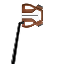TaylorMade Spider X Single Bend Copper/White Golf Putter