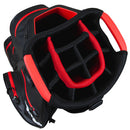 TaylorMade Storm-Dry Waterproof Cart Bag - Black/Red