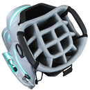TaylorMade Storm-Dry Waterproof Cart Bag - Grey/Turquoise