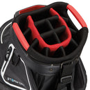 TaylorMade StormDry Cart Bag - Black/White/Red