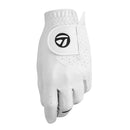 TaylorMade Stratus Tech Leather Golf Glove - White