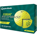 TaylorMade Tour Response Yellow Golf Balls - 12 Pack