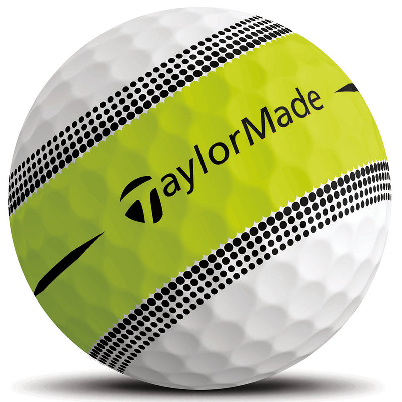 TaylorMade Tour Response Golf Balls - Stripe Multi - 12 Pack