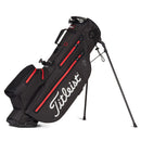 Titleist Players 4 StaDry Waterproof Stand Bag - Black/Black/Red