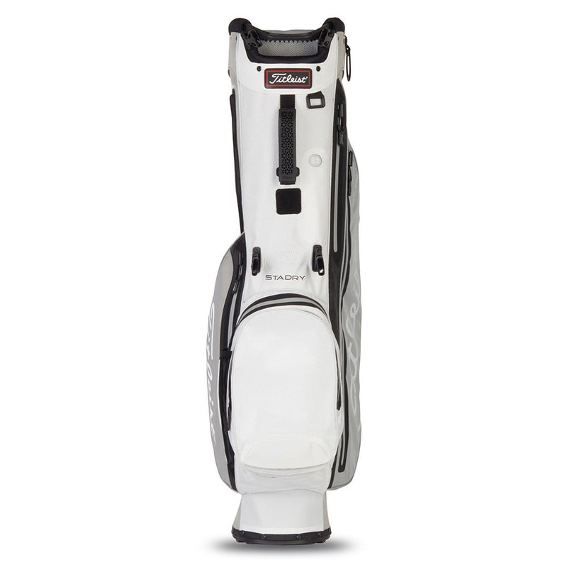 Titleist Players 4 StaDry Waterproof Stand Bag - Grey/White/Black