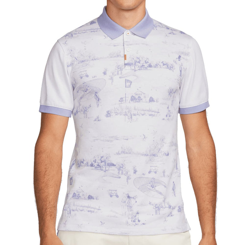 The Nike Slim Polo Shirt Barely Grape Light Thistle