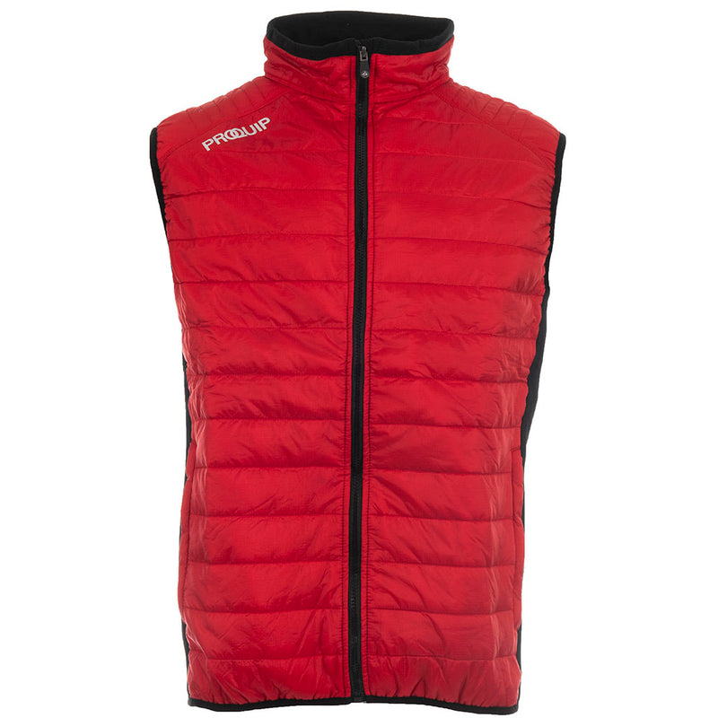 ProQuip Therma Tour Quilted Golf Gilet - Red