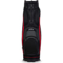 Titleist Jet Black Premium Midsize Staff Bag - Black/Black/Red