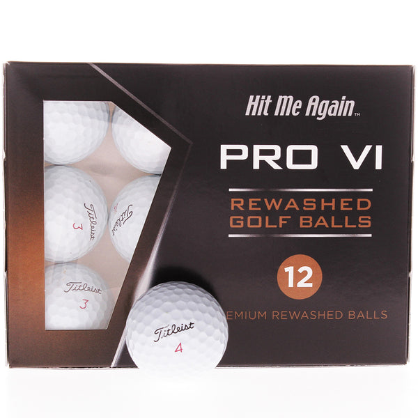 Titeist PRO V1X Refurbished White Golf Balls - 12 Pack - A Grade