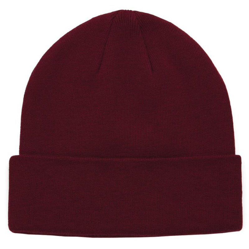 Titleist Charleston Cuff Knit Beanie - Burgundy/White