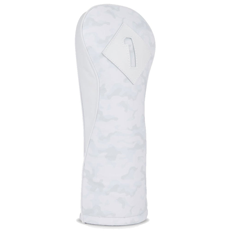 Titleist 3 Panel Leather Fairway Wood Headcover - White/Camo